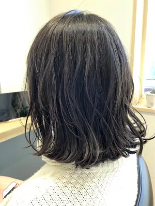 ミディアム 【店長】大根 亮太のヘアスタイル