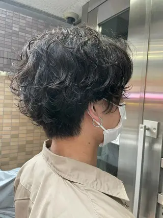 パーマ メンズ 💭メンズ特化 フクダ💭のヘアスタイル