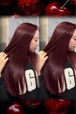 ロング カラー 🎀ིྀ韓国風 艶カラー🤍ྀི小澤のヘアスタイル
