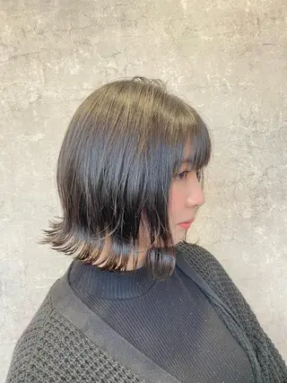 ショート カラー パーマ ヘアアレンジ 🤍透明感カラー🤍 Ryujiのヘアスタイル
