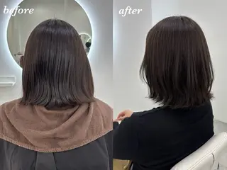 ショート カラー 【aini天王寺】 𝐚𝐢𝐫𝐢✂︎のヘアスタイル