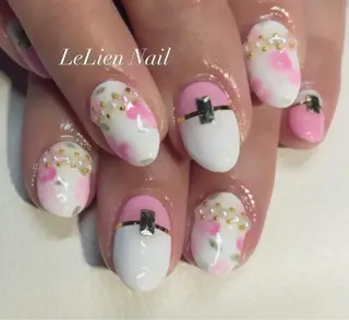 ネイル モチの良さ◉ フィルインネイル♡のネイルデザイン