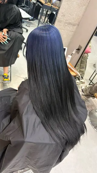 ロング KAEDE🌺Wカ ラー/ホワイトカラーのヘアスタイル