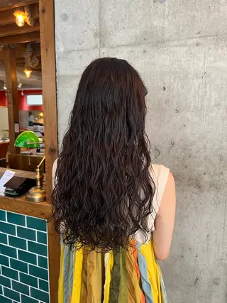 カラー パーマ ⭐️Manaka⭐️ 艶髪🩵ナチュラルのヘアスタイル