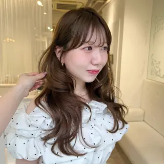 ロング カラー ParveMix 🩶🫧入江 香名のヘアスタイル