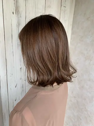 ミディアム カラー topstylist ユヒャンのヘアスタイル