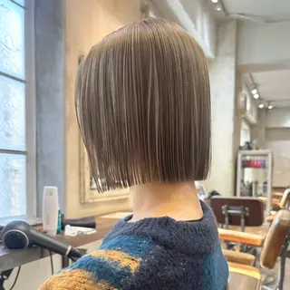 ミディアム 上野 峻典のヘアスタイル