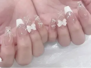 ロング M+Nail 新宿のネイルデザイン