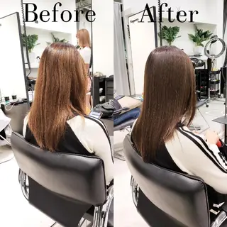 セミロング カラー 💖パーソナル診断 特化YUYA💖のヘアスタイル
