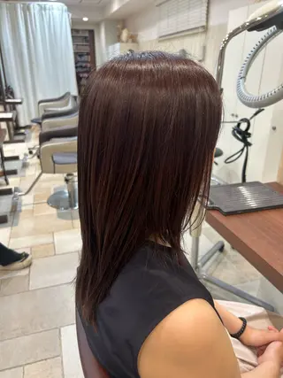 セミロング カラー 脇野 真琴のヘアスタイル