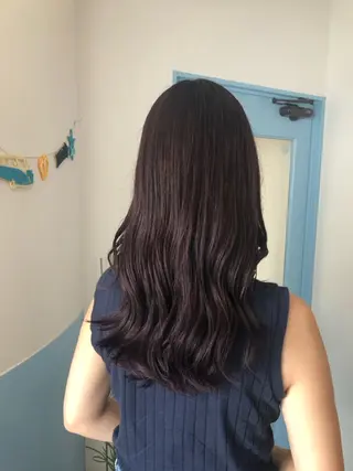 セミロング つばた みゆ🦋のヘアスタイル