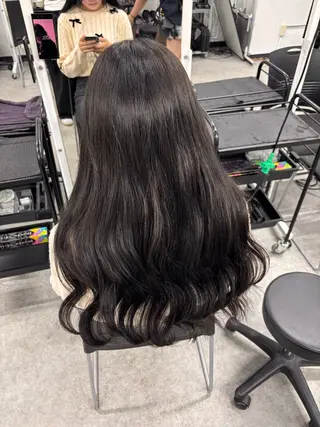 カラー 暖色✖️韓国ヘア 🥀SAHO🥀のヘアスタイル