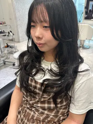 セミロング 山田 ひかりのヘアスタイル