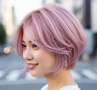 ショート カラー 🩵リンクスハート 🩵綿松　彩乃🩵のヘアスタイル