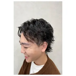 ショート カラー パーマ ヘアアレンジ メンズ キッズ TopStylist ✂︎ YUKAのヘアスタイル