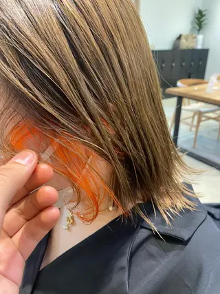 ショート カラー anhelo髪質改善 メテオ髪質改善名駅のヘアスタイル