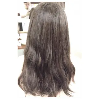 ロング カラー パーソナルカラー診断 できます 木曽 主博のヘアスタイル