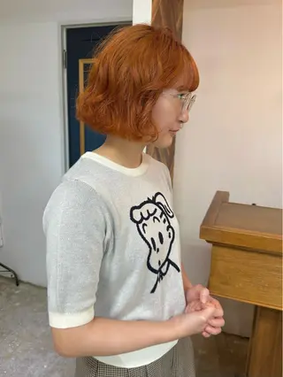 ショート NAGISA髪質改善 &透明感カラー🪞のヘアスタイル