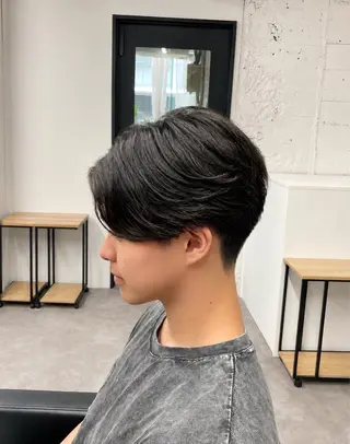 ショート パーマ メンズ いちかわ ことねのヘアスタイル