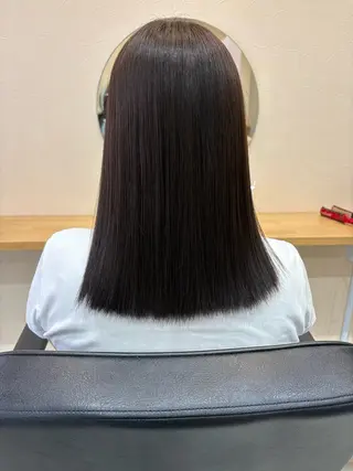 ミディアム カラー 透明感カラー/ ブリーチ🩰🪽のヘアスタイル