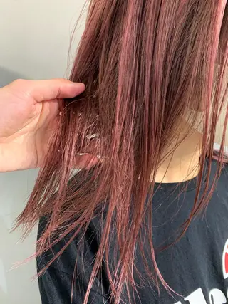 ミディアム カラー パーマ ボブパーマコテ巻き風 パーマNo1深江秀平のヘアスタイル