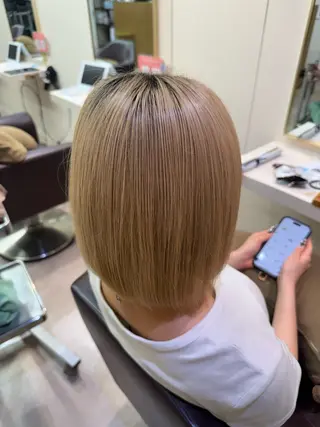 ミディアム いなだ さくらのヘアスタイル