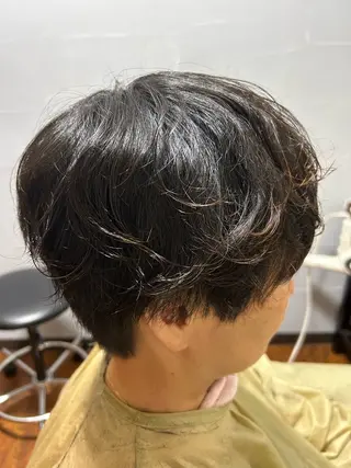 ショート パーマ 2ヵ月先までまとまる レイヤー🫧若葉🪞のヘアスタイル