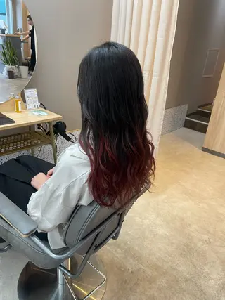 セミロング ✨透明感カラー✨ 🌈艶カラー🌈のヘアスタイル
