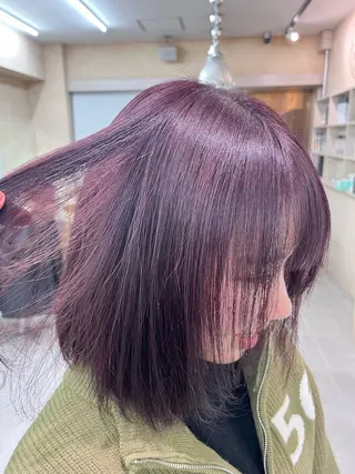 ショート ハイトーン/メンズ パーマ👾ますのヘアスタイル