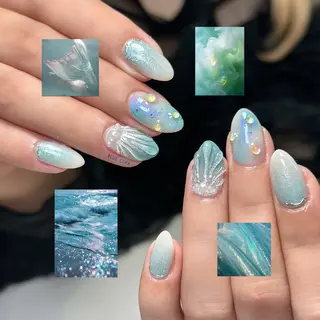 ネイル BLUE CORAのネイルデザイン