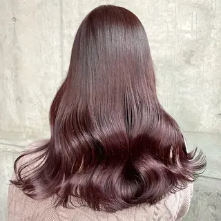 ロング カラー ヘアアレンジ ♥️暖色支持多数 ♥️銀座 mioのヘアスタイル