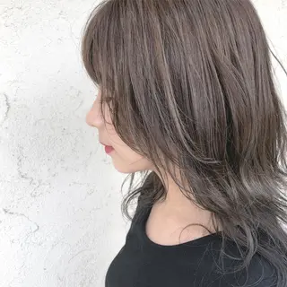 ミディアム カラー 艶髪育成サロン 京橋 shinのヘアスタイル