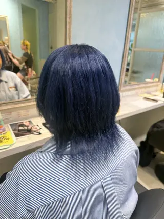 ミディアム カラー ハイトーン/ブリーチ 💙みずき💙のヘアスタイル