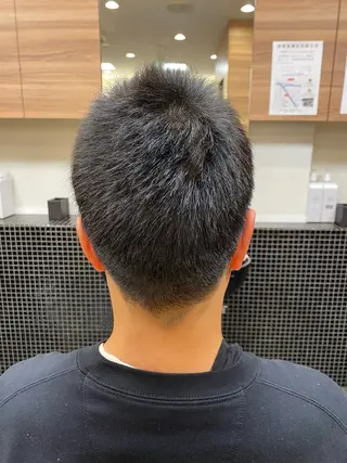 ショート メンズ メンズパーマモデル 大募集中のヘアスタイル