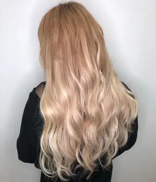 ロング カラー 🇰🇷ブリーチ縮毛 髪質改善七星🇰🇷のヘアスタイル