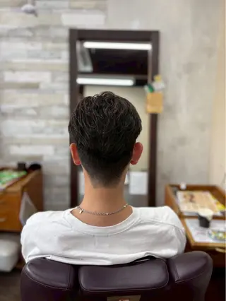 ショート パーマ メンズ lua店 Yugo(河野有吾)のヘアスタイル