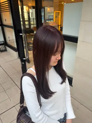 ロング 🎀ноиокa🎀 レイヤー×暖色カラーのヘアスタイル