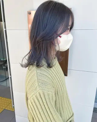 ミディアム 千原 海颯のヘアスタイル