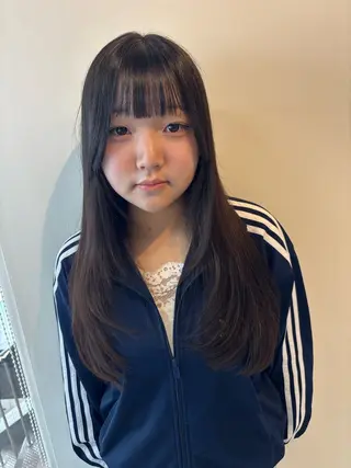 ロング 海外風ヘア 野田光也のヘアスタイル