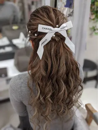ヘアアレンジ ヘアセットサロン ココのヘアスタイル