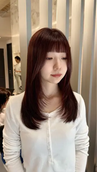 ロング ako🎀 横浜/カットのヘアスタイル