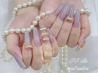 ロング Nail Salon To Be珈月のネイルデザイン