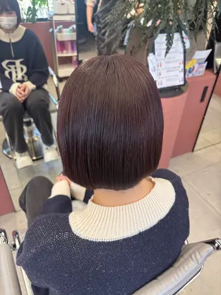 ショート カラー ほらぐちるい𖤐 /レイヤー/ツヤ感のヘアスタイル