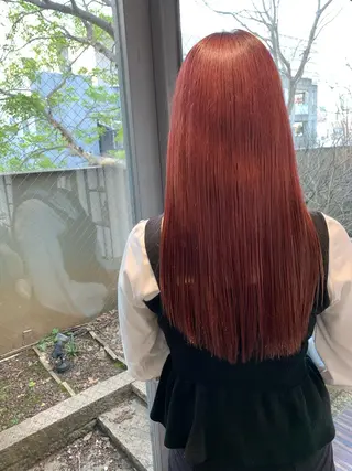 セミロング カラー 髪質改善サロン ARCHE野瀬冬馬のヘアスタイル