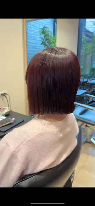 ショート 愛花/久屋大通/ 切りっぱなしボブのヘアスタイル