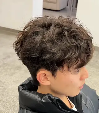 ショート パーマ 金町美容室 お洒落roomルシアのヘアスタイル