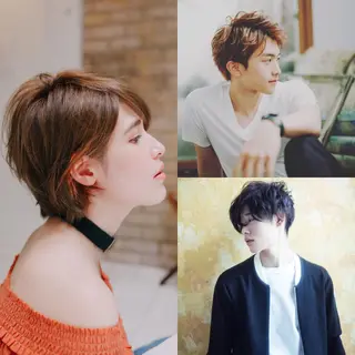 ミディアム カラー パーマ ヘアアレンジ メンズ キッズ ネイル マツエク・マツパ premier modelsのヘアスタイル