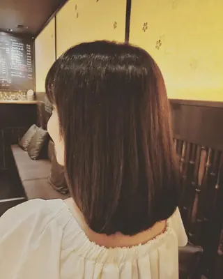 ミディアム spa hair ark 富井直美のヘアスタイル