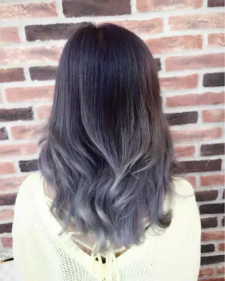 ミディアム セミロング ロング カラー メンズ特化美容師 カラー専門ぺーターのヘアスタイル