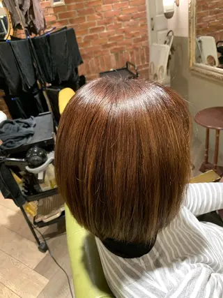 ミディアム カラー 韓国スタイル🇰🇷 annaのヘアスタイル